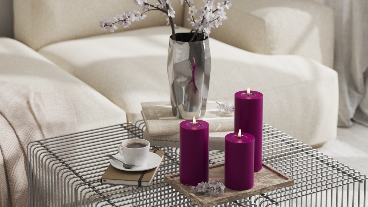 Naturtro LED bloklys med Wetlook™ Design