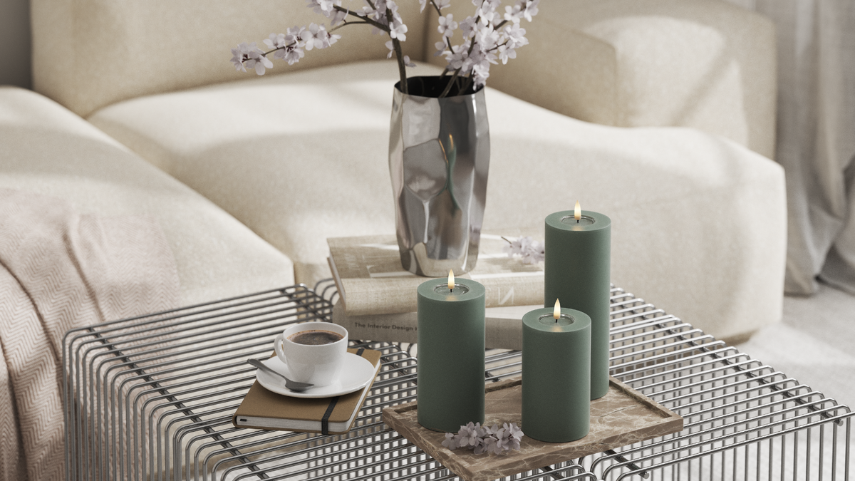 Naturtro LED bloklys med Wetlook™ Design