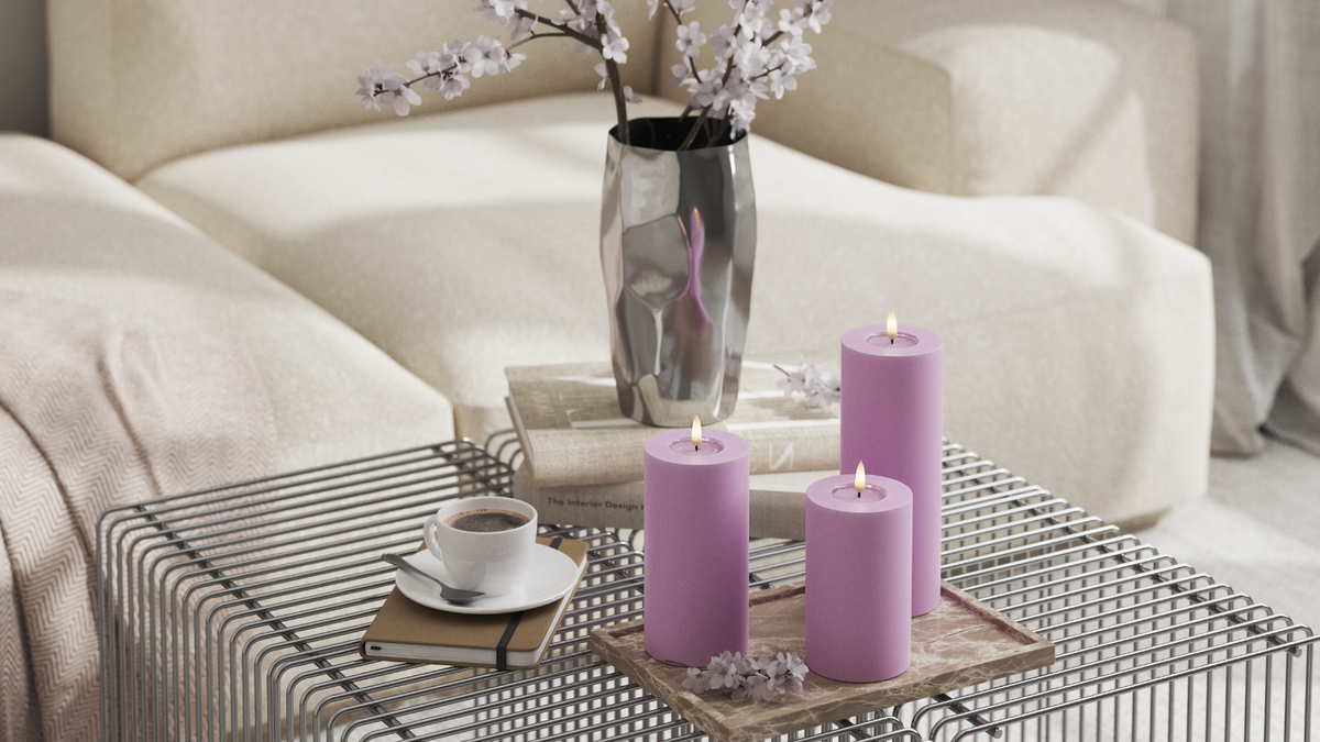 Naturtro LED bloklys med Wetlook™ Design