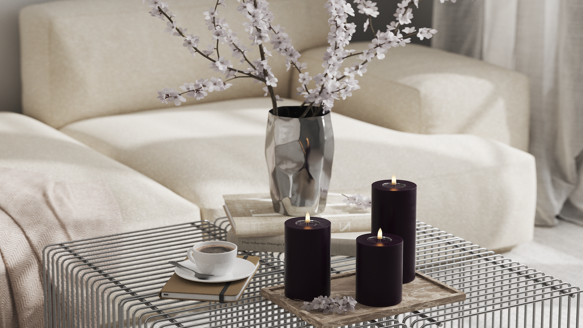 Naturtro LED bloklys med Wetlook™ Design