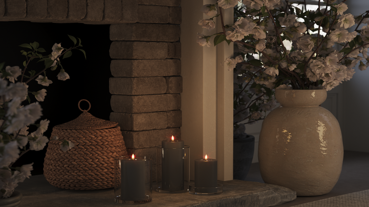 Naturtro LED bloklys med Wetlook™ Design