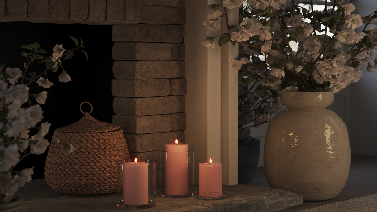 Naturtro LED bloklys med Wetlook™ Design