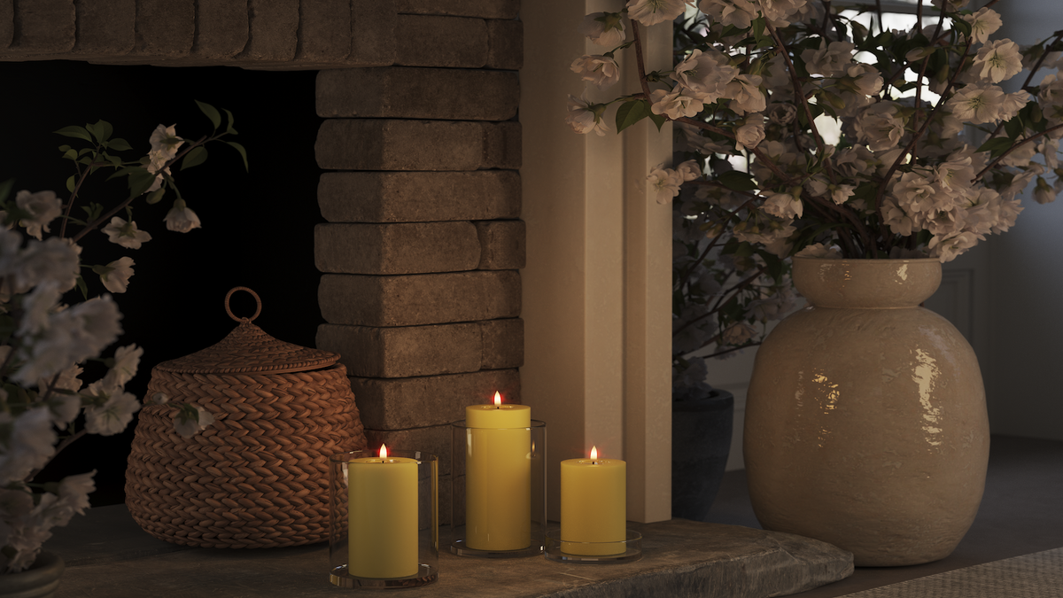 Naturtro LED bloklys med Wetlook™ Design