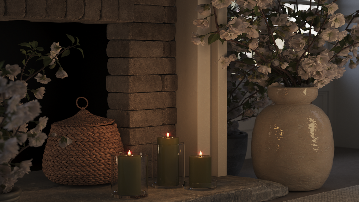 Naturtro LED bloklys med Wetlook™ Design