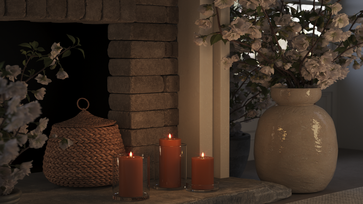 Naturtro LED bloklys med Wetlook™ Design