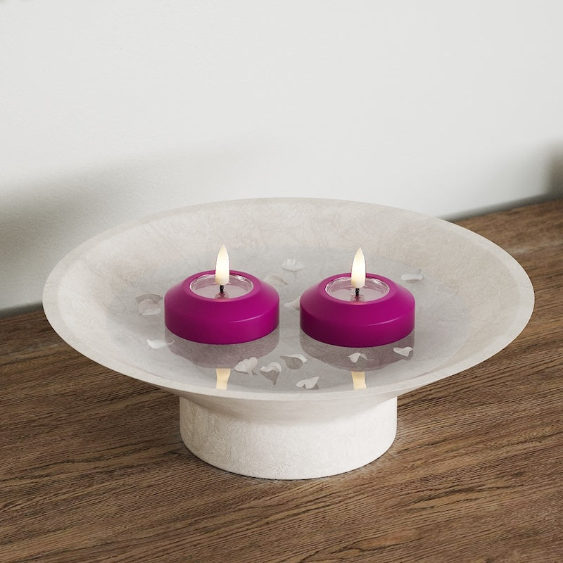 Deluxe Homeart LED Flydelys Ø 6,1 cm (2 stk) Violet