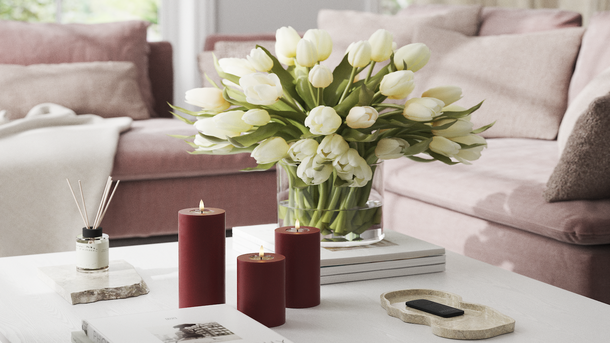 Naturtro LED bloklys med Wetlook™ Design