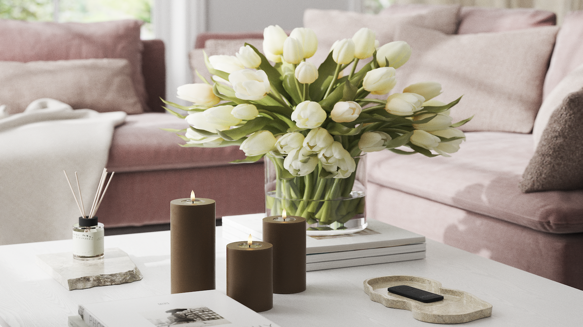 Naturtro LED bloklys med Wetlook™ Design