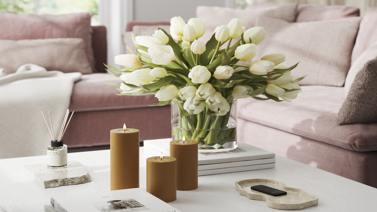 Naturtro LED bloklys med Wetlook™ Design