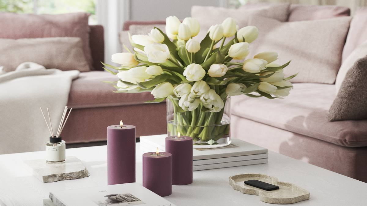 Naturtro LED bloklys med Wetlook™ Design