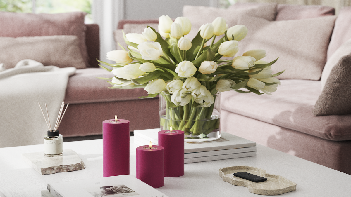 Naturtro LED bloklys med Wetlook™ Design