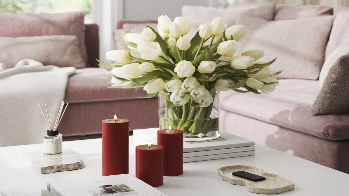 Naturtro LED bloklys med Wetlook™ Design