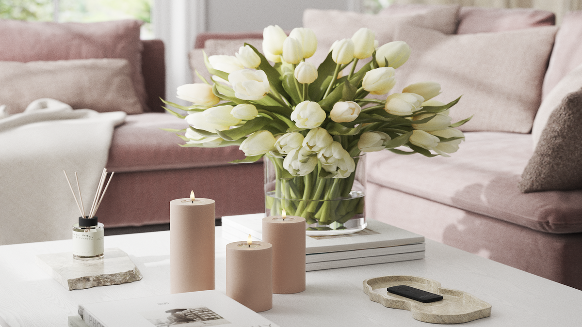 Naturtro LED bloklys med Wetlook™ Design