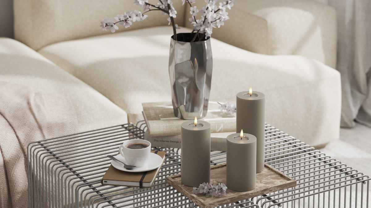Naturtro LED bloklys med Wetlook™ Design