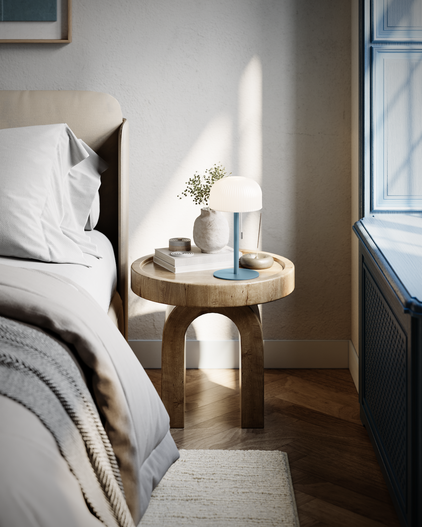 Stripe blåbær blå