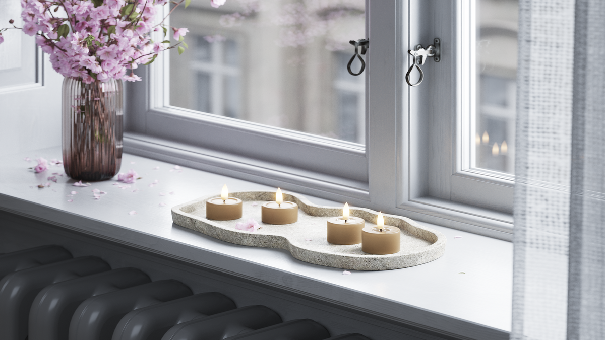 Praktisk timerfunktion til dit LED jumbo fyrfadslys