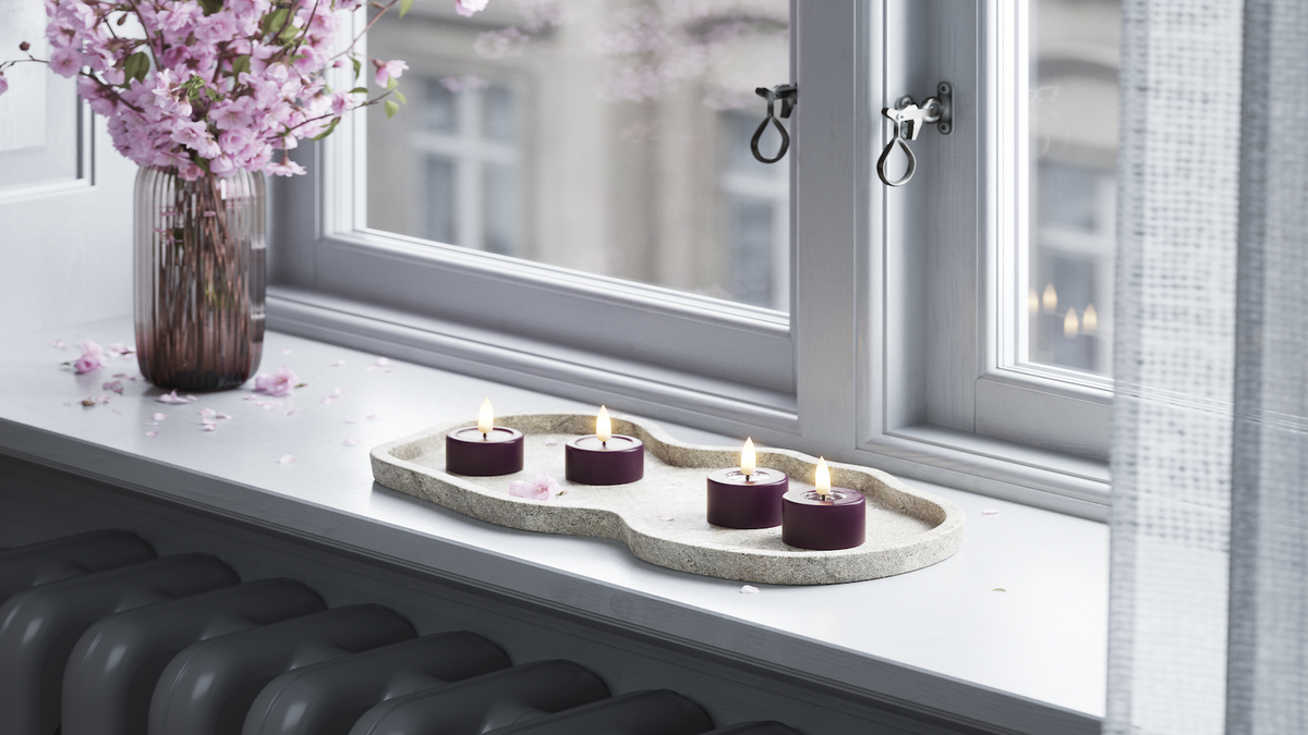 Praktisk timerfunktion til dit LED fyrfadslys