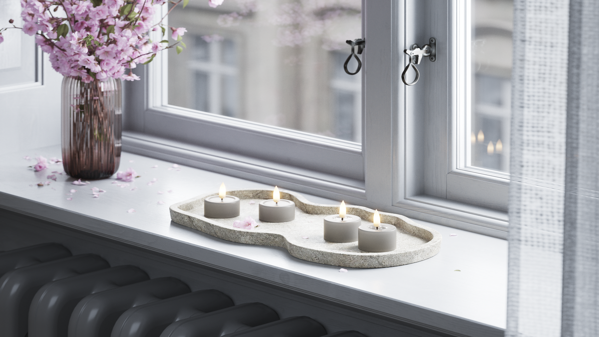 Praktisk timerfunktion til dit LED fyrfadslys