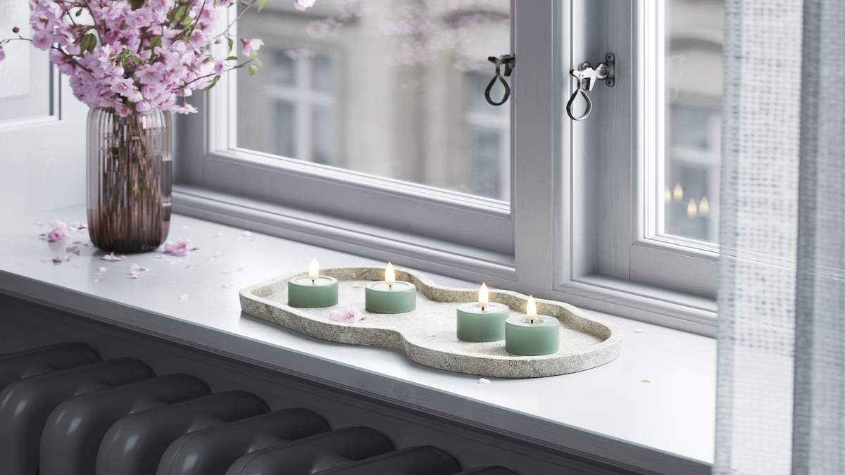 Praktisk timerfunktion til dit LED jumbo fyrfadslys