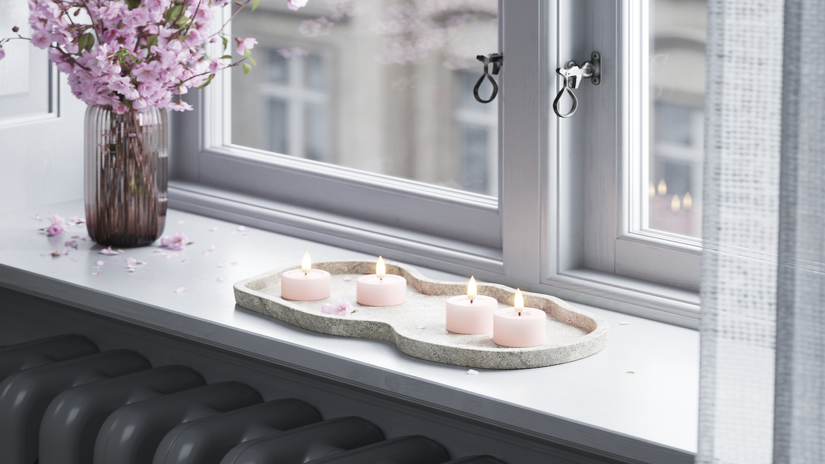 Praktisk timerfunktion til dit LED jumbo fyrfadslys