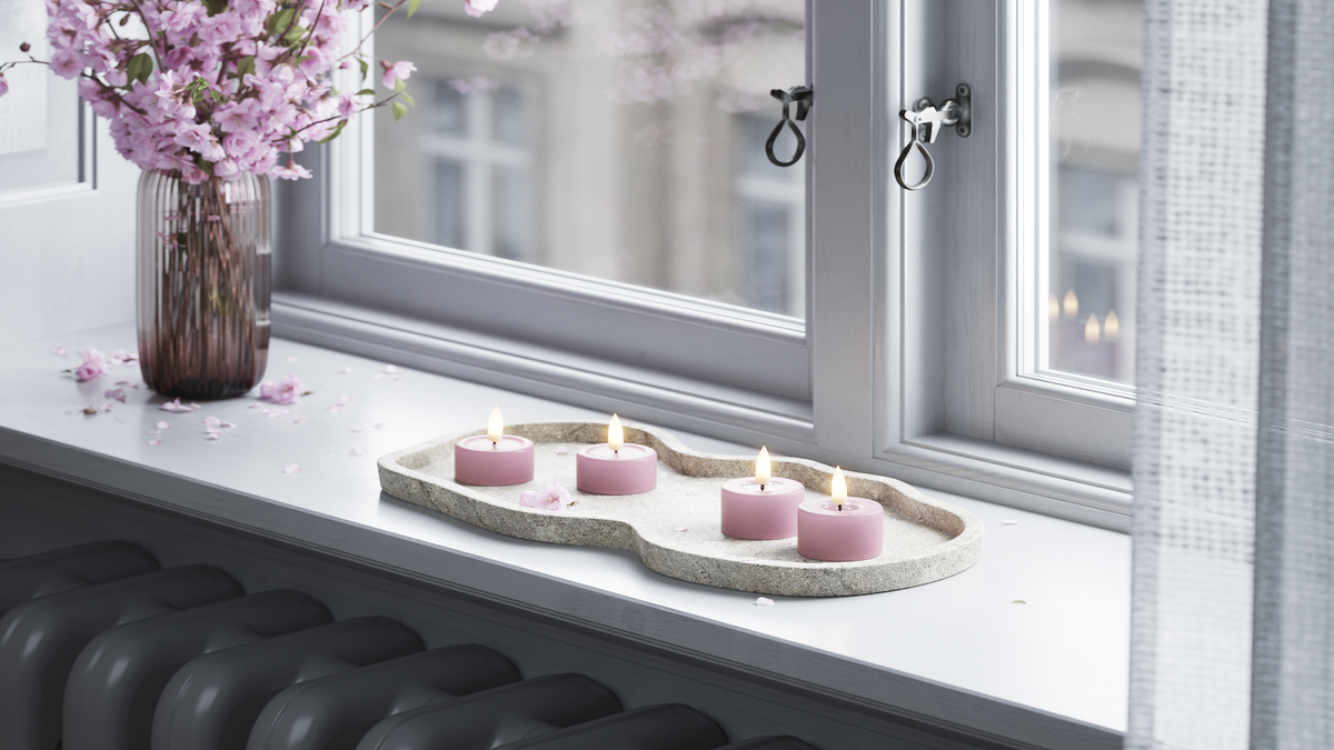Praktisk timerfunktion til dit LED jumbo fyrfadslys