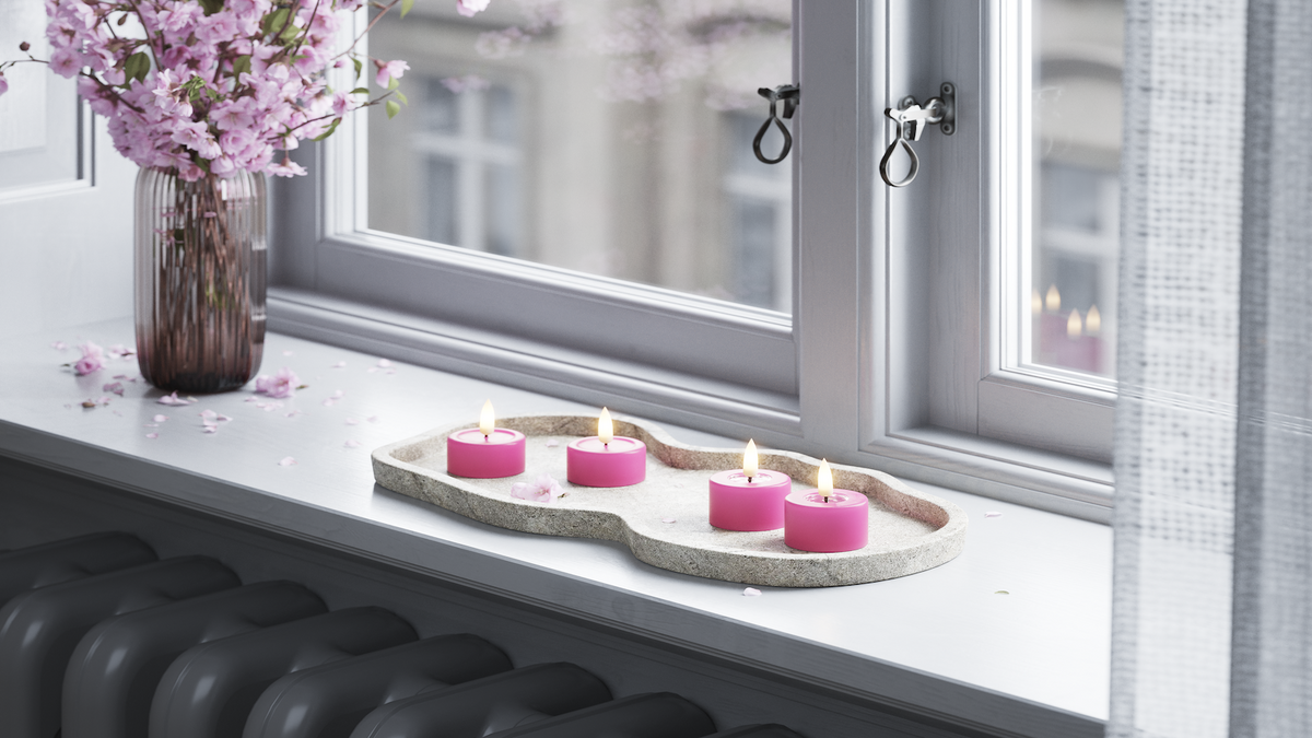 Praktisk timerfunktion til dit LED jumbo fyrfadslys