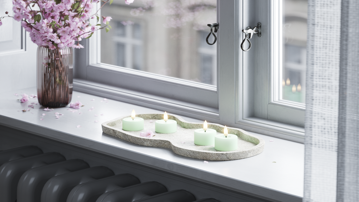 Praktisk timerfunktion til dit LED fyrfadslys