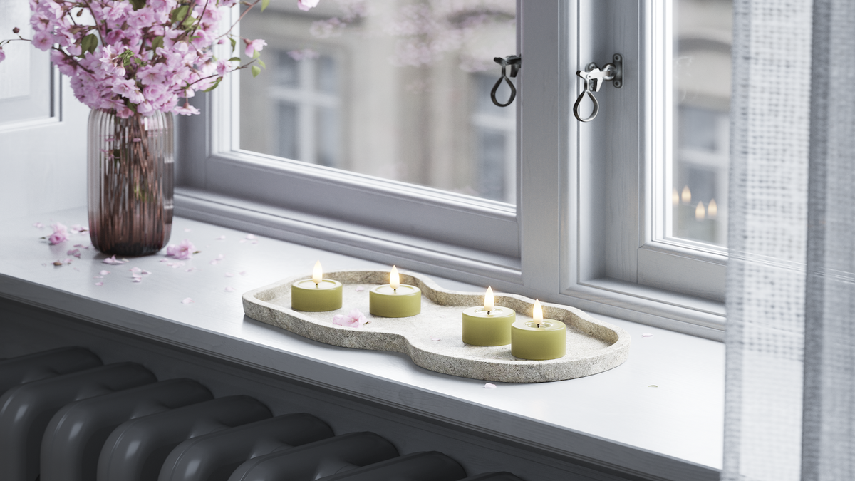Praktisk timerfunktion til dit LED jumbo fyrfadslys