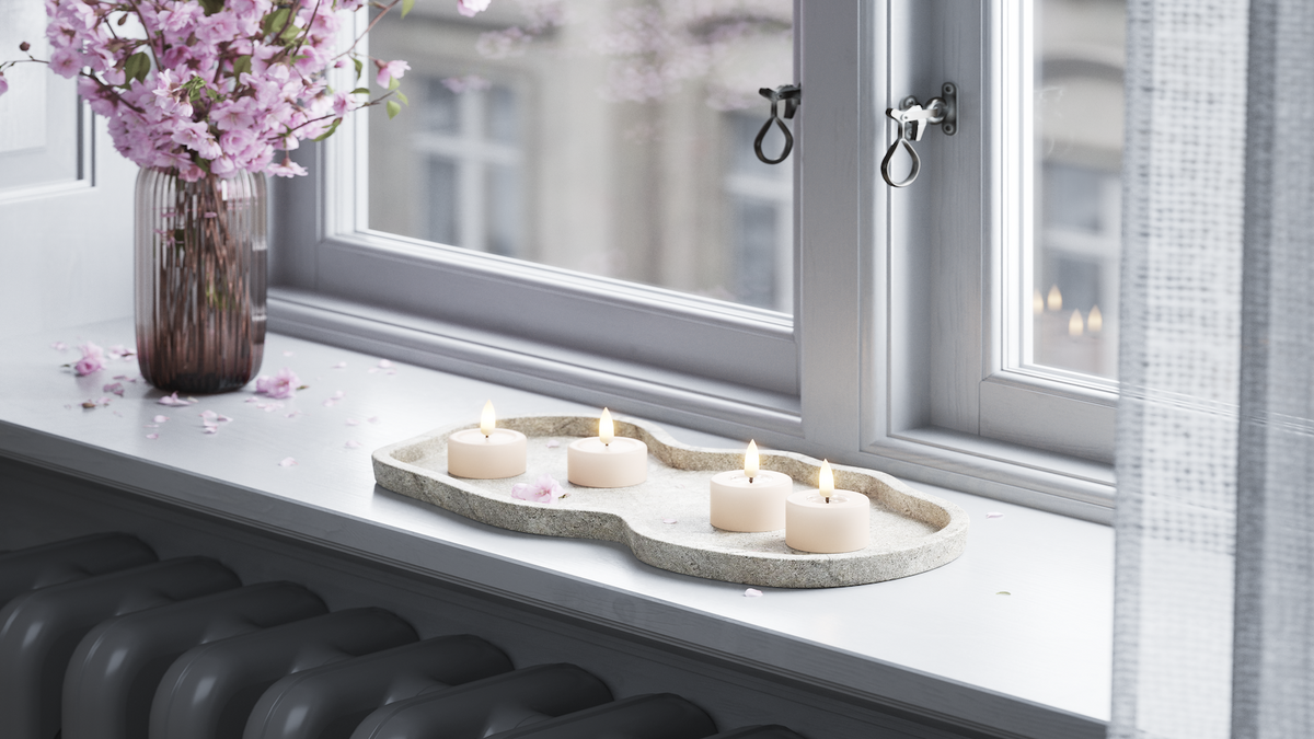 Praktisk timerfunktion til dit LED jumbo fyrfadslys
