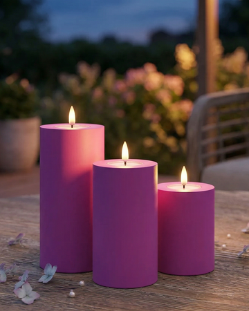 LED udendørs lys pakke magenta