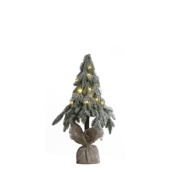 Juletræ med sne 54cm Deluxe Homeart 2